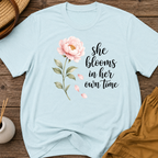She blooms in her own time